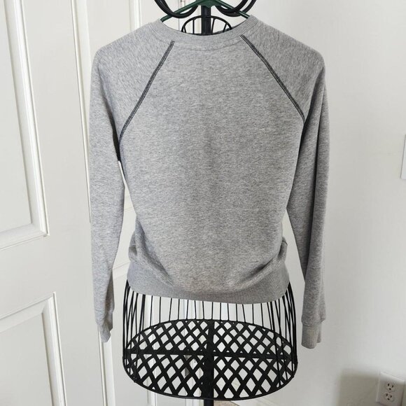 Heather Grey Fila crewneck Sweatshirt Women Size Small - Picture 4 of 4
